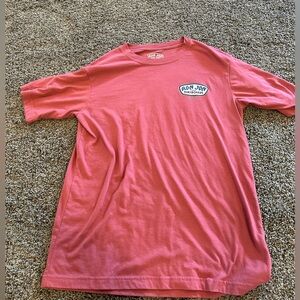 Red/orange oversized Ron Jon shirt